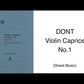 Jakob Dont - 24 Etudes And Caprices Op 35 Violin Book
