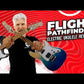 Flight - Pathfinder Blue Solid Body Electric Tenor Ukulele with Deluxe Padded Gig Bag