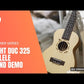 Flight DUC325 Concert Ukulele Spruce/Zebrawood with Padded Gig Bag