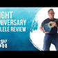 Flight A10FM Faded Blue 10th Anniversary Tenor Ukulele with Deluxe Padded Gig Bag