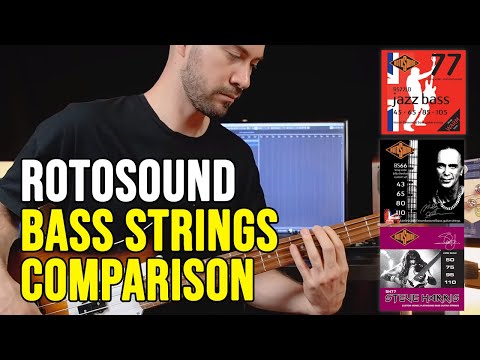 Rotosound SH77 Steve Harris Monel Long Scale Bass Guitar Strings Flatw Music2u