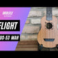 Flight TUS-53 Mahogany Travel Soprano Ukulele with Gig Bag