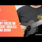 Flight TUC-35 Black Travel Concert Ukulele with Gig Bag