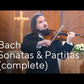 J.S Bach - Sonatas and Partitas for Violin Solo BWV 1001-1006 Book