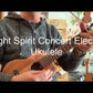 Flight Spirit EQ-A Concert Ukulele With Deluxe Padded Gig Bag