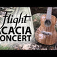 Flight DUC445 Concert Acacia Gloss Finish Ukulele with Padded Gig Bag
