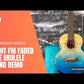 Flight A10FM Faded Blue 10th Anniversary Tenor Ukulele with Deluxe Padded Gig Bag