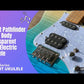 Flight - Pathfinder Blue Solid Body Electric Tenor Ukulele with Deluxe Padded Gig Bag