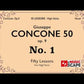 Cocone - 50 Lessons, Op. 9 High Voice Book with Piano Accompaniment