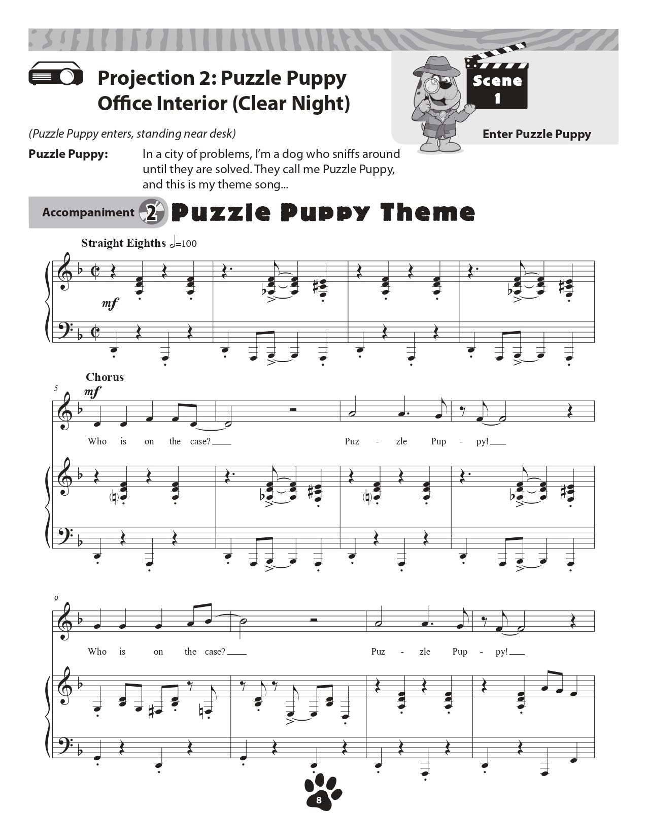 Puzzle Puppy Musical Book/Cd-Rom (Classroom Musical)