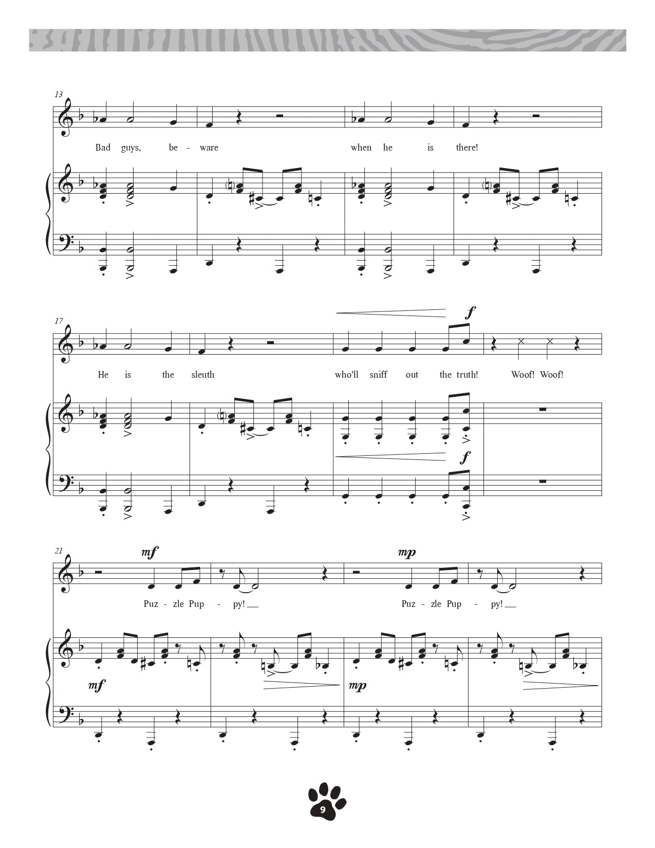 Puzzle Puppy Musical Book/Cd-Rom (Classroom Musical)