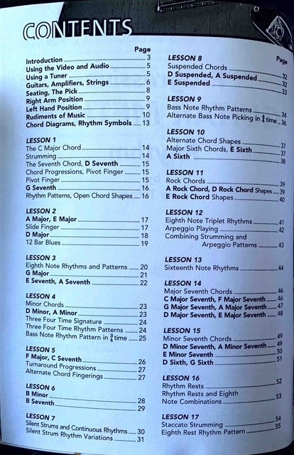 Progressive Guitar Method Rhythm - Book and Online Audio
