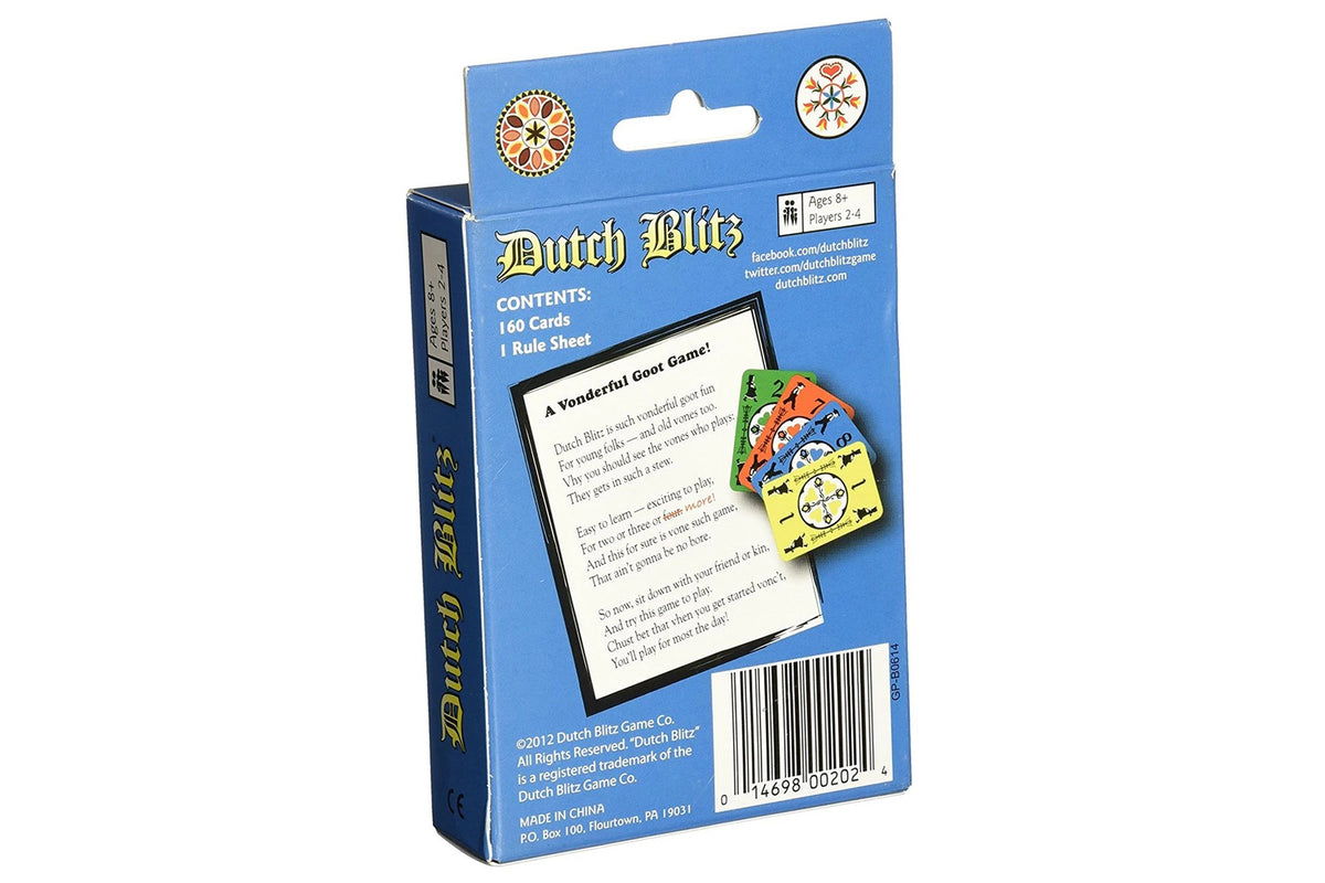 Boardgame: Dutch Blitz Blue Expansion (Card Game)