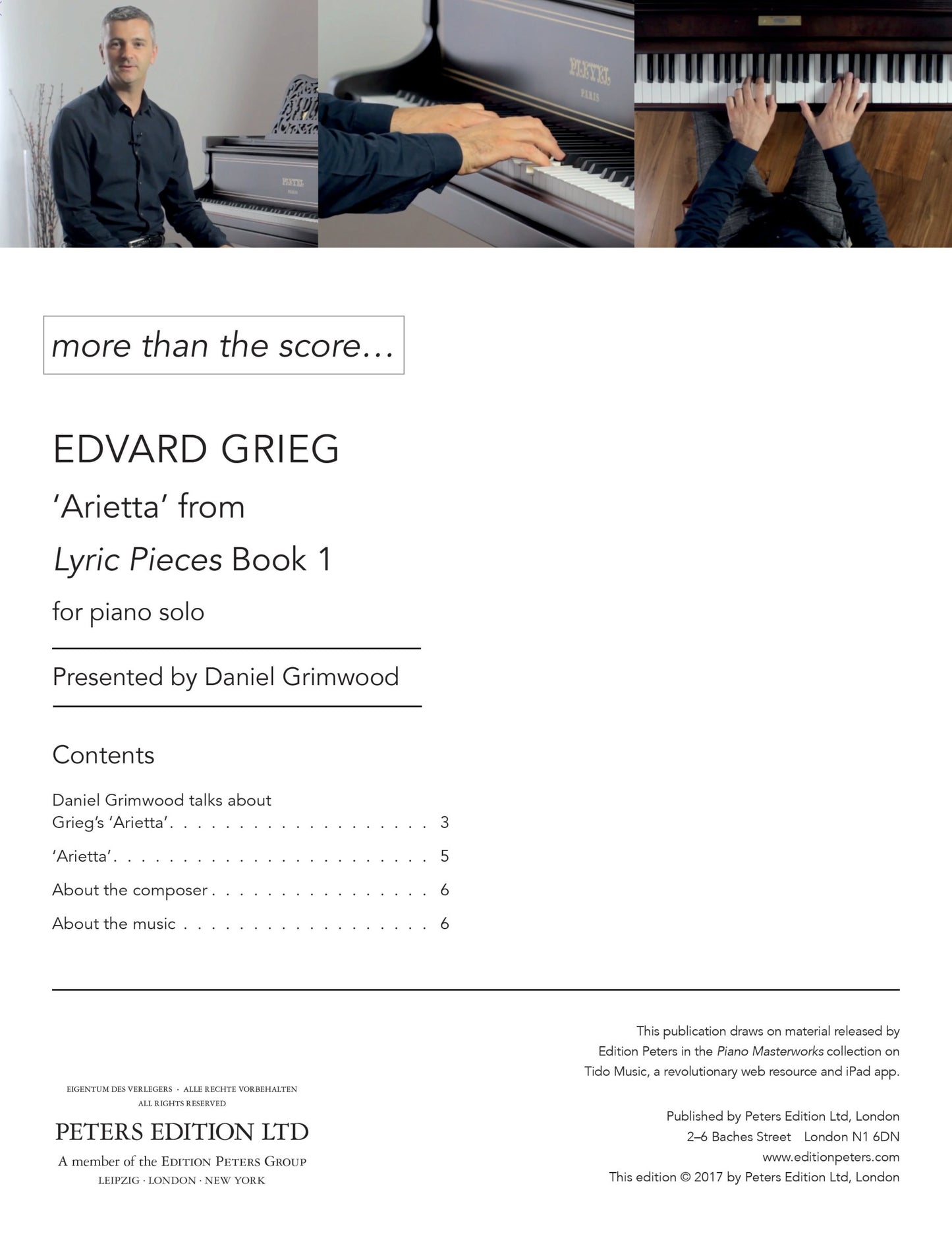 More Than The Score: Grieg - Arietta from Lyric Pieces Book 1 (Piano Solo)