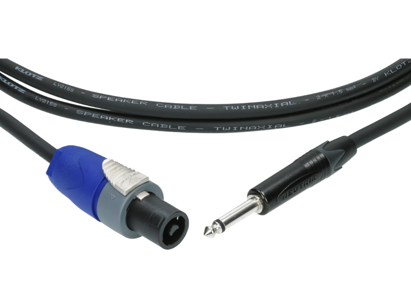 Klotz SC1-SP 2 X 1.5mm Speaker Cable Pvc Speakon 2P F (Nl2Fx) - Jack 2P M - 3m