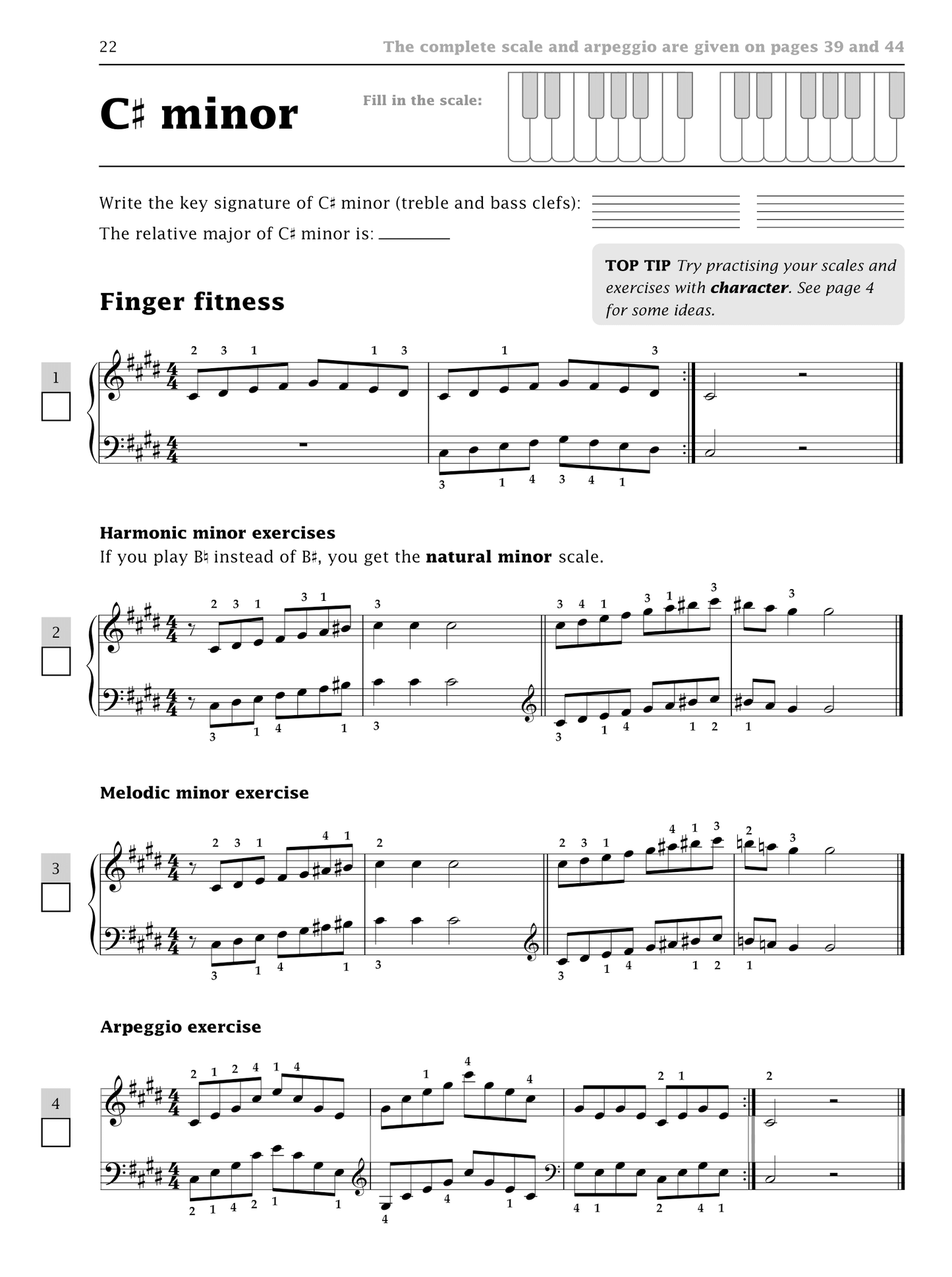 Improve Your Scales - Piano Grade 4 Book