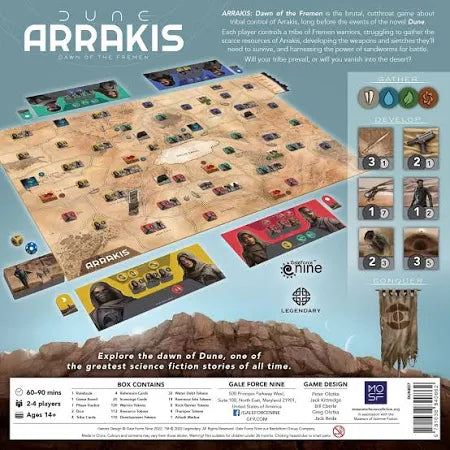 Boardgame: Dune - Arrakis: Dawn of the Fremen Board Game