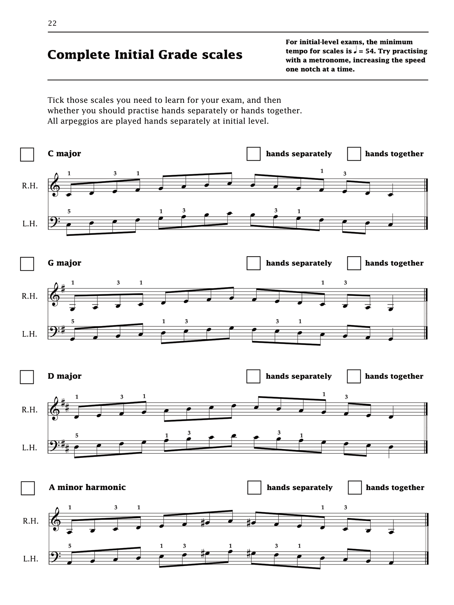 Improve Your Scales - Piano Initial Grade Book