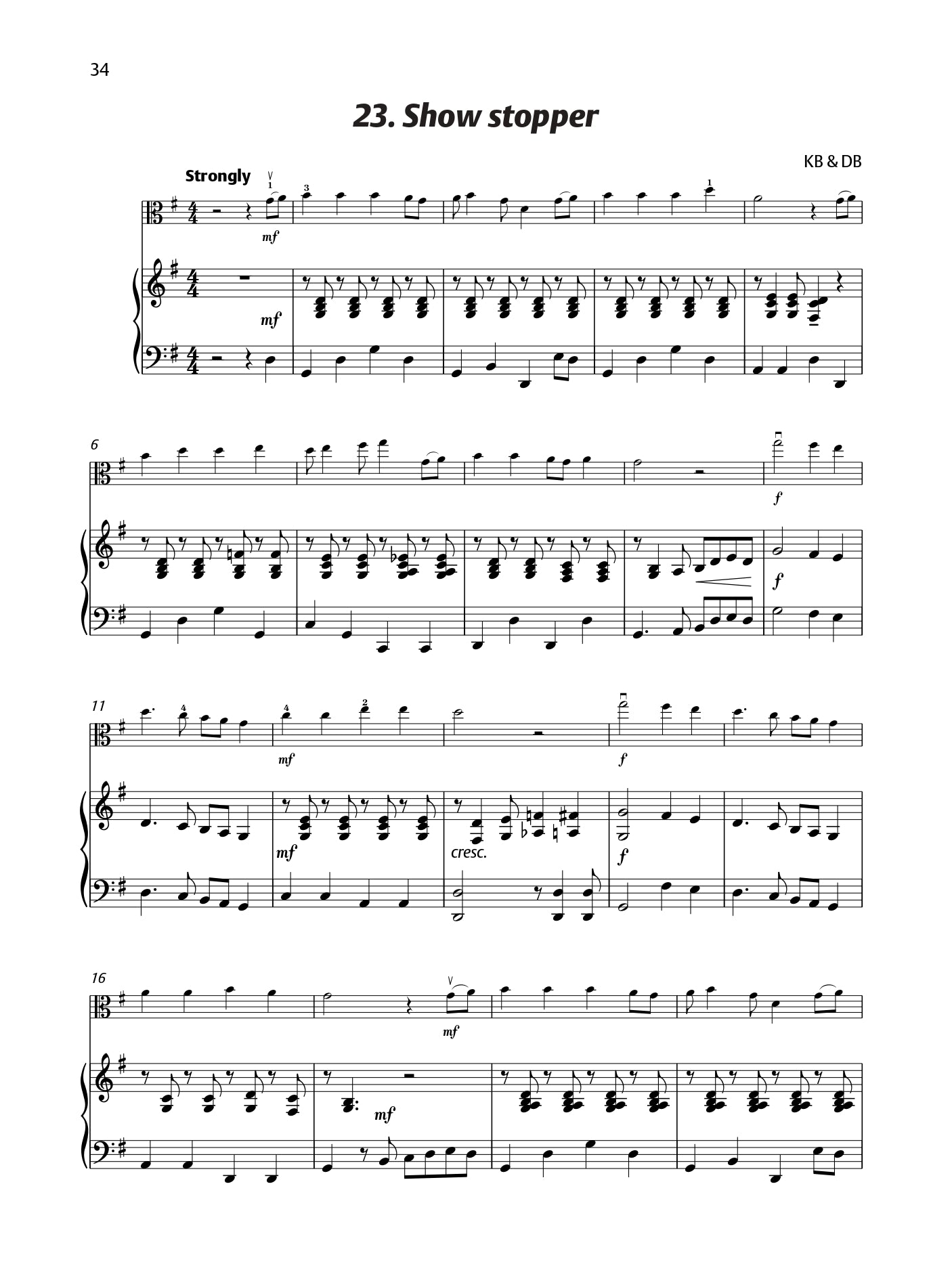 Viola Time Sprinters - Piano Accompaniment Book