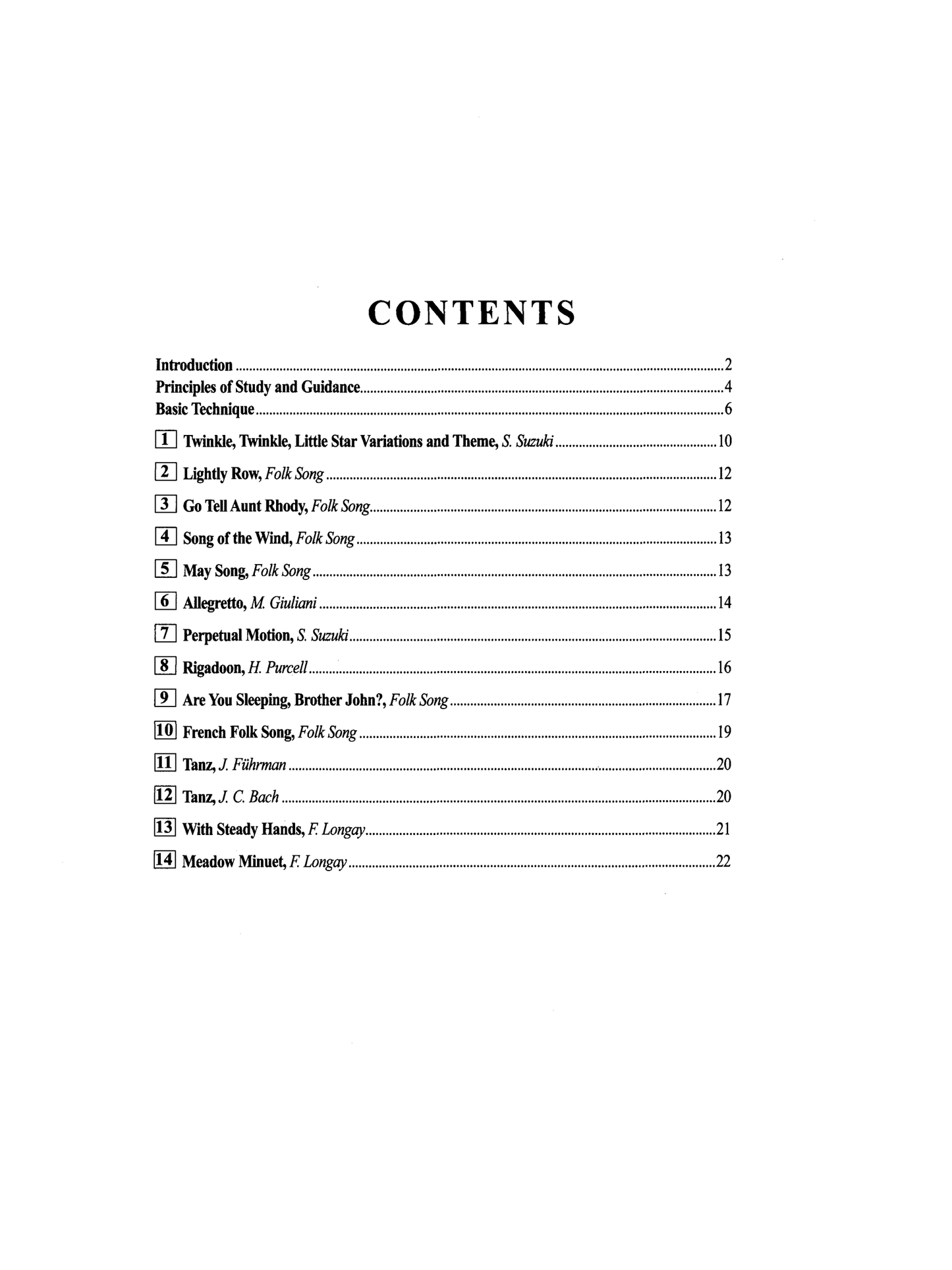 Suzuki Guitar School Guitar Part - Volume 1 Book (Revised Edition)