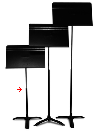 Manhasset Symphony Concertino Short Shaft Music Stand - Black Musical Instruments & Accessories
