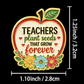 Sundry & Sound Co- Teachers Plant Seeds That Grow Forever Apple Enamel Pin