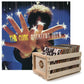 Crosley Record Storage Crate & The Cure Greatest Hits - Double Vinyl Album Bundle