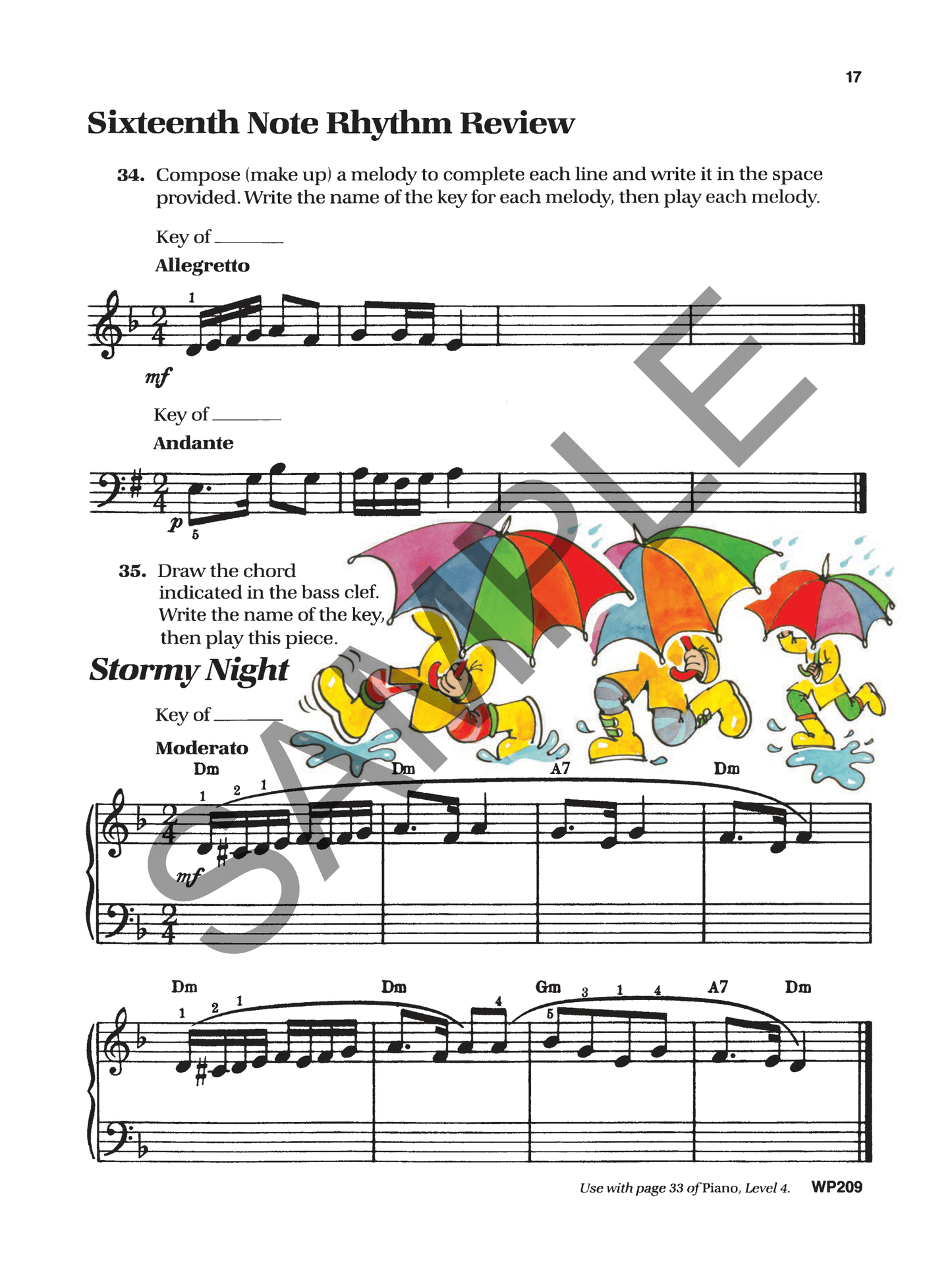 Bastien Piano Basics - Theory Level 4 Book