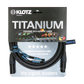 Klotz TI MIK Titanium Starquad Microphone Cable XLR With Gold ContacTS By Neutrik - 5m