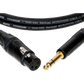 Klotz  Titanium Starquad Analog Audio Cable With Female XLR By Neutrik To Balanced Jack Plug - 5m