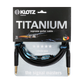 Klotz TI PP Titanium Supreme Guitar Cable - 3m