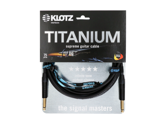 Klotz TI PP Titanium Supreme Guitar Cable - 3m