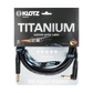 Klotz TI PR Titanium Supreme Guitar Cable - 3m