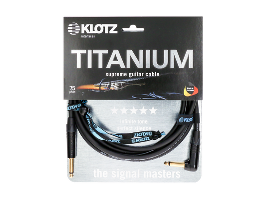 Klotz TI PR Titanium Supreme Guitar Cable - 6m