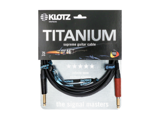 Klotz TI PSP Titanium Supreme Guitar Cable With Neutrik Silent Plug - 6m