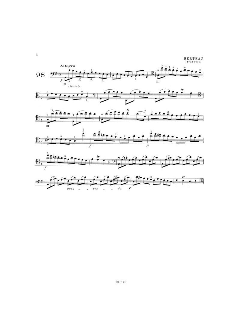 Feuillard - Technique Of Cello Volume 6 Book