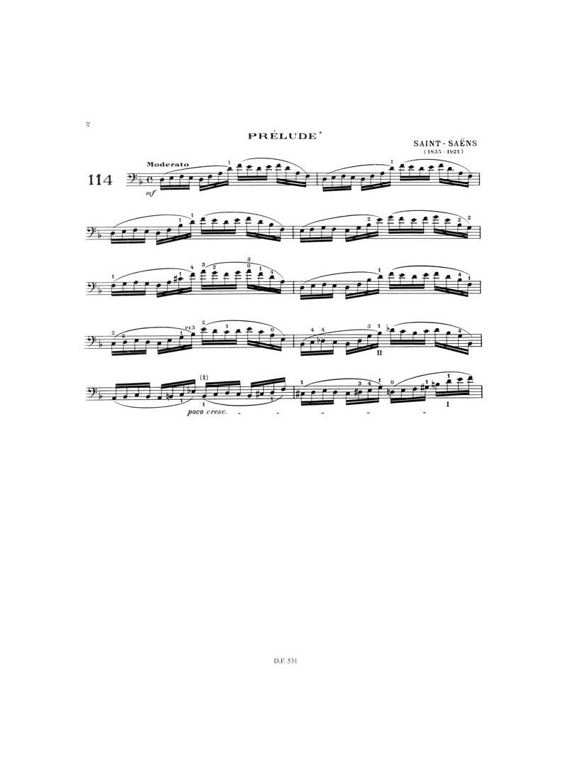 Feuillard - Technique Of Cello Volume 7 Book