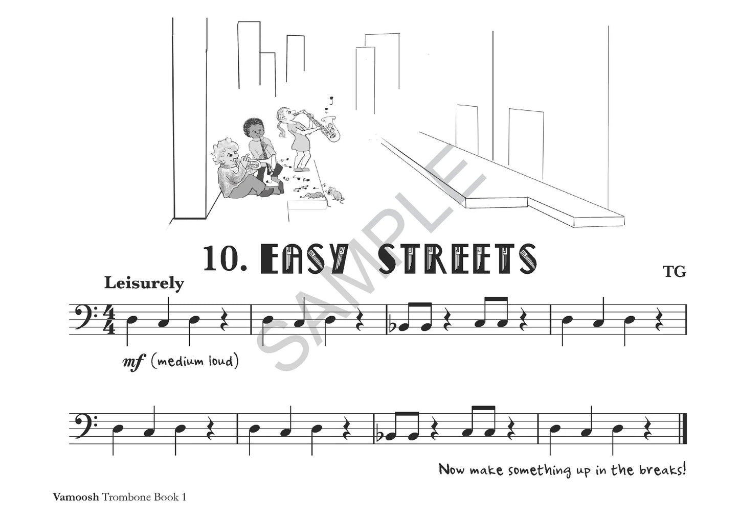 Thomas Gregory - Vamoosh Trombone Book 1 (Book/Ola)