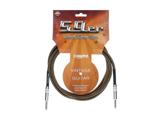 Klotz VIN 59Er Pro Vintage Guitar Cable with Straight Jacks - 3m