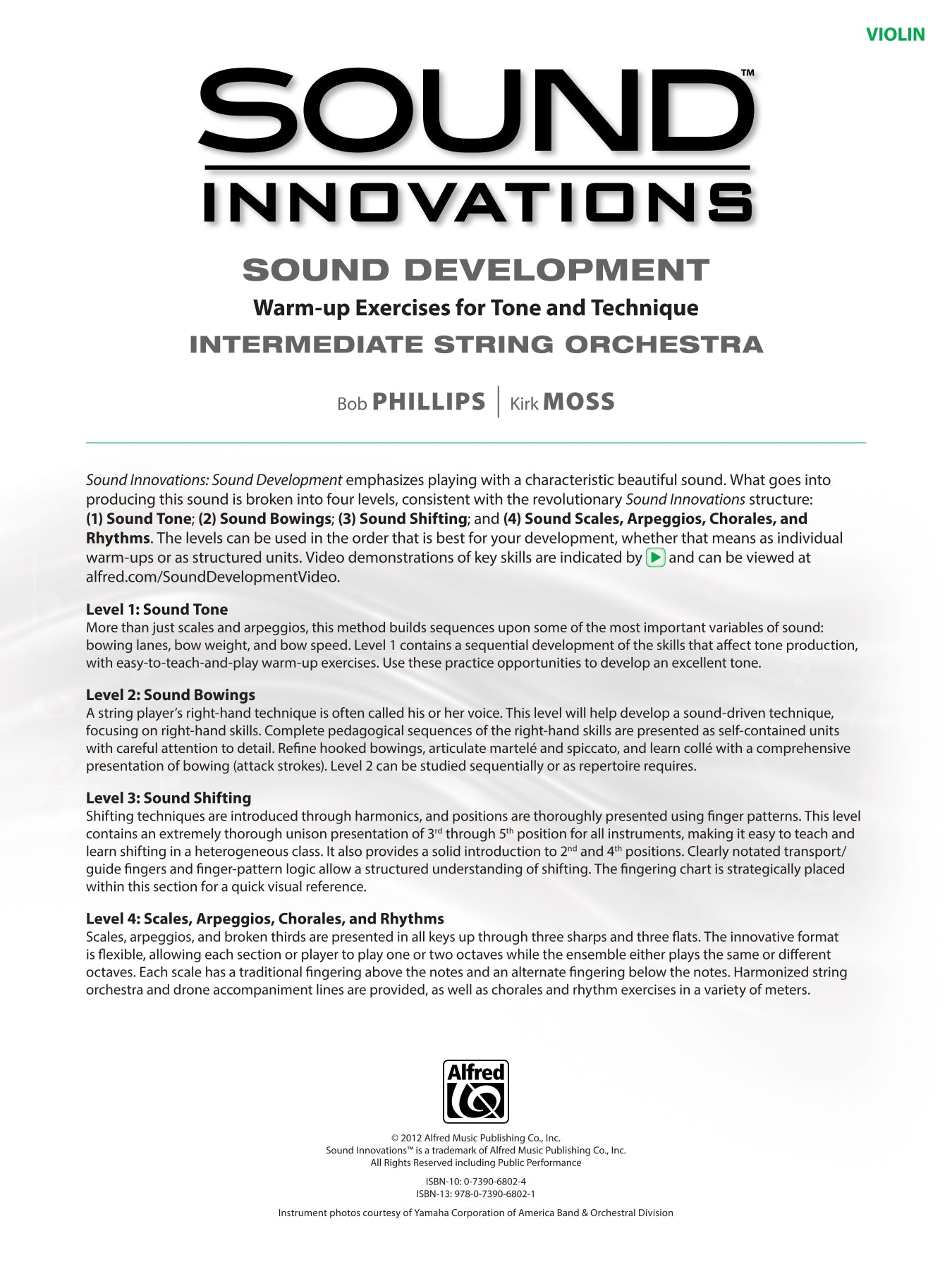 Sound Innovations Development - Intermediate Violin Book (US Version)