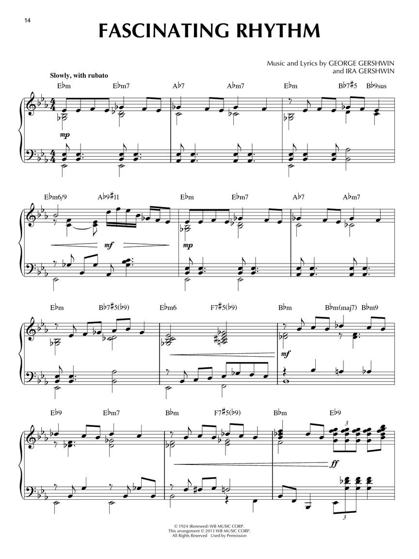 George Gershwin - Jazz Piano Solos Volume 26 Book