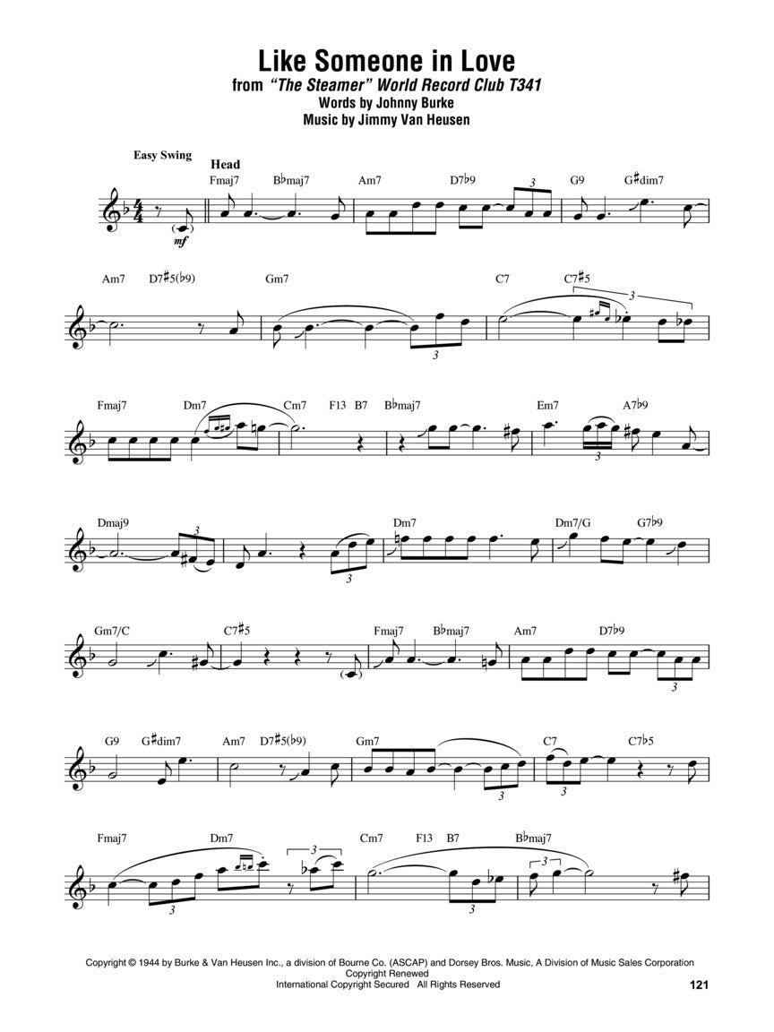 Stan Getz Omnibook - E Flat Instruments (54 Songs)
