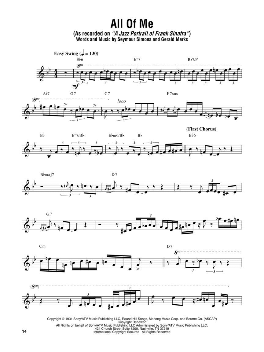 Oscar Peterson - Omnibook B Flat Instruments (40 Songs)