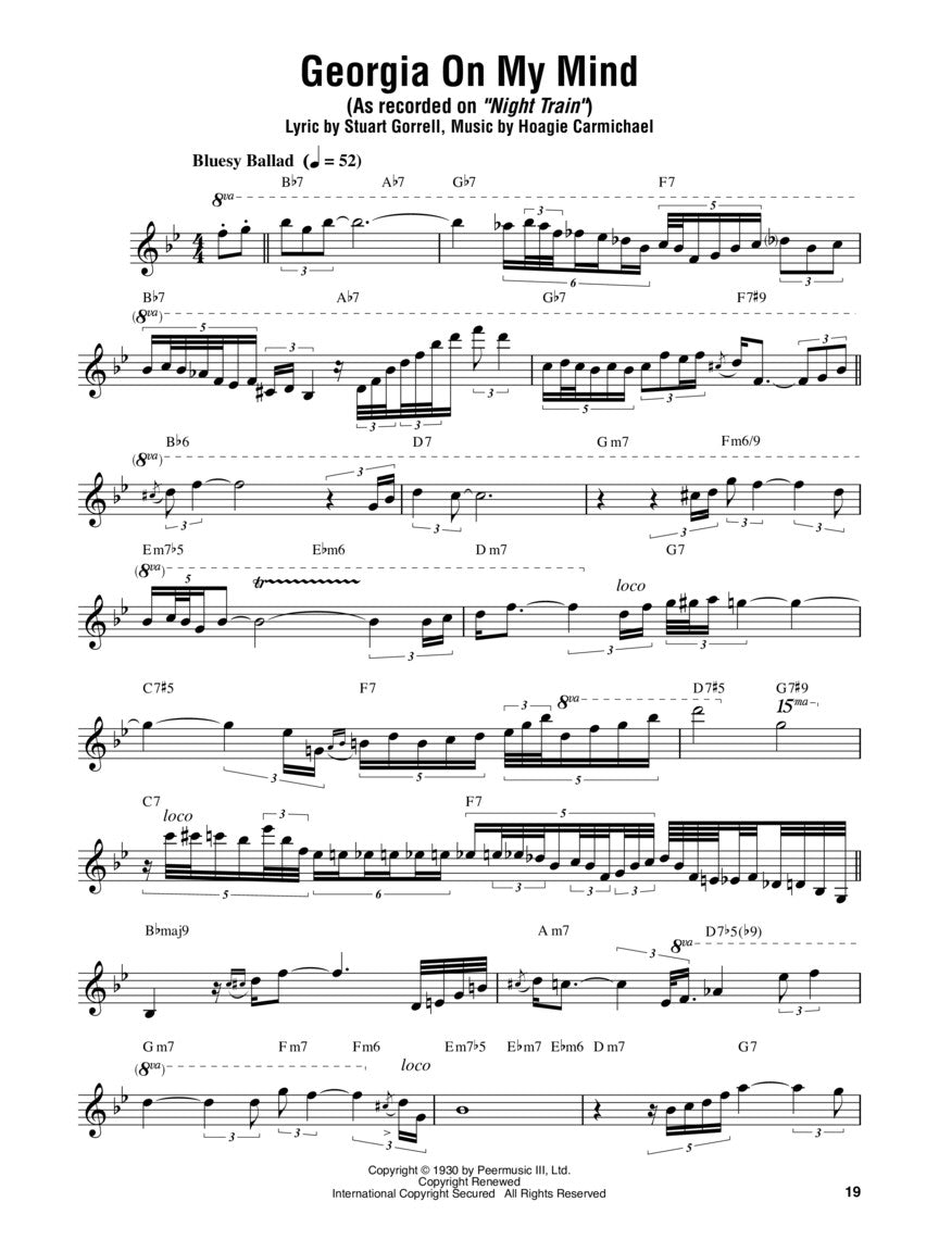 Oscar Peterson - Omnibook B Flat Instruments (40 Songs)