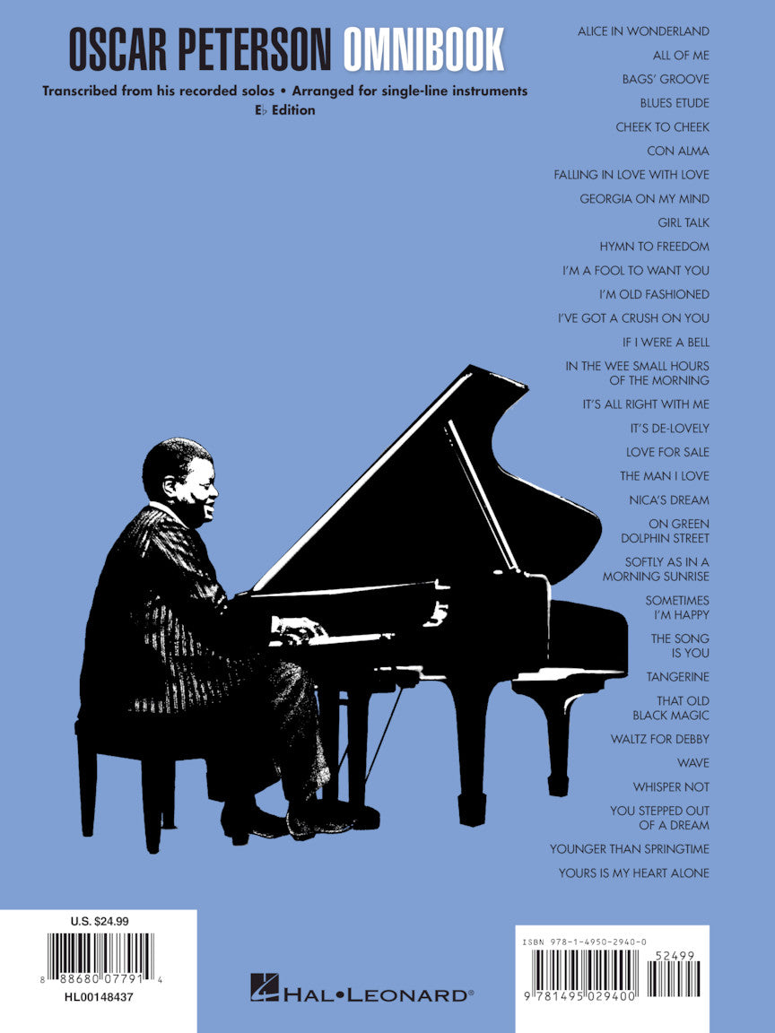 Oscar Peterson - Omnibook E Flat Instruments (40 Songs)
