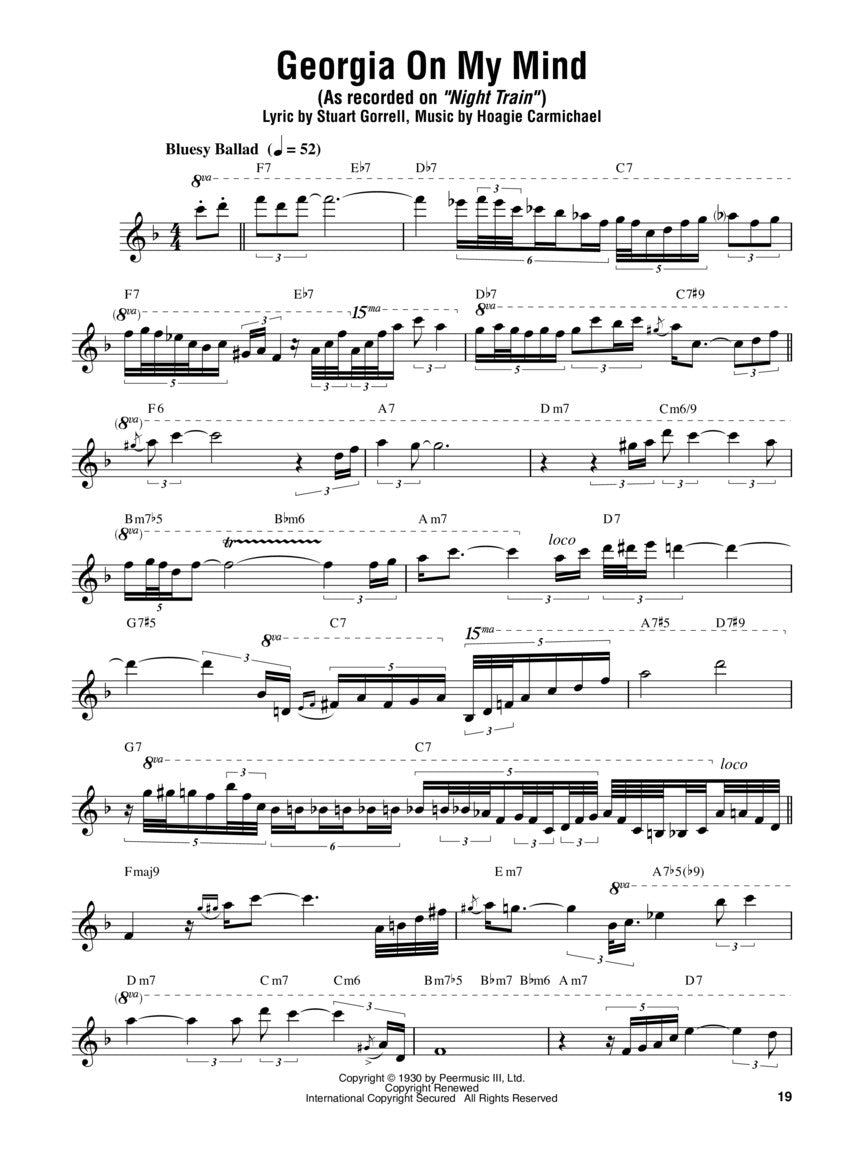Oscar Peterson - Omnibook E Flat Instruments (40 Songs)