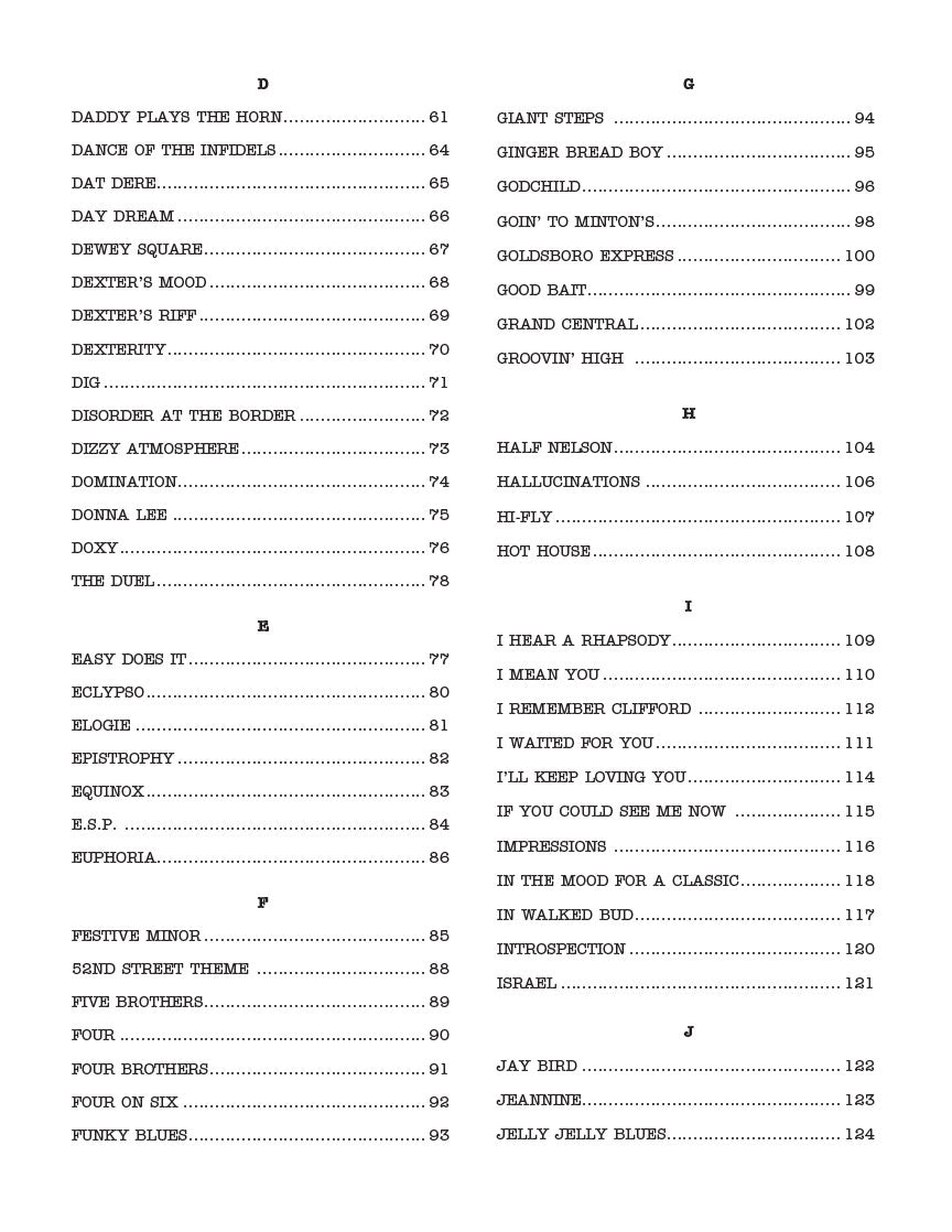 The Real Bebop Book - C Instruments (200 Songs)