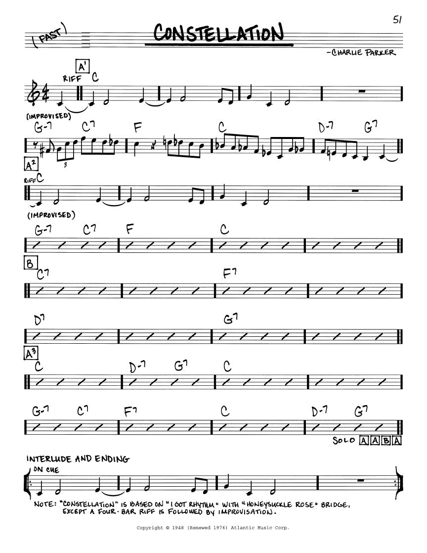 The Real Bebop Book - C Instruments (200 Songs)