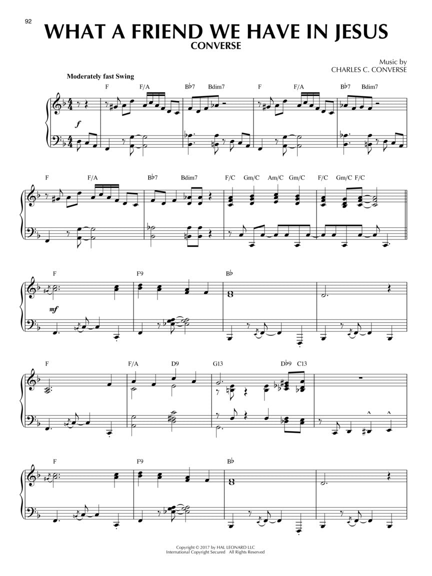 Hymns - Jazz Piano Solos Volume 47 Book