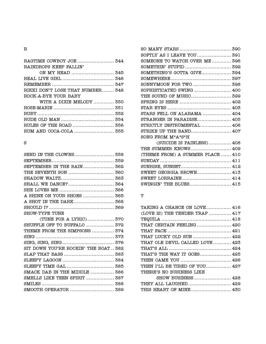 The Real Book Volume 5 - B Flat Instrument Edition (400 Songs)